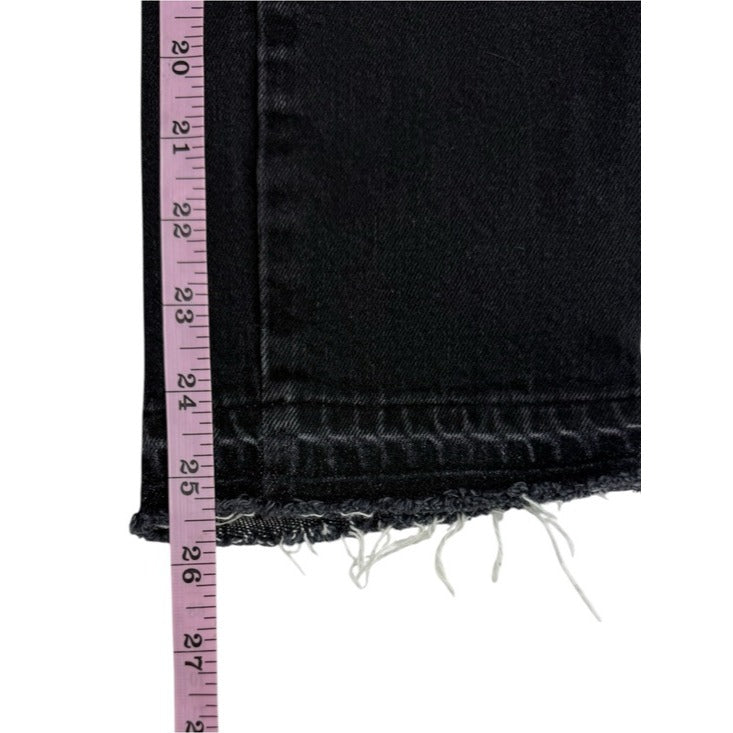 AMO Black Jett Babe Cropped Jeans Size 26
