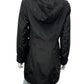 MICHAEL Michael Kors Black Hooded Raincoat Size M
