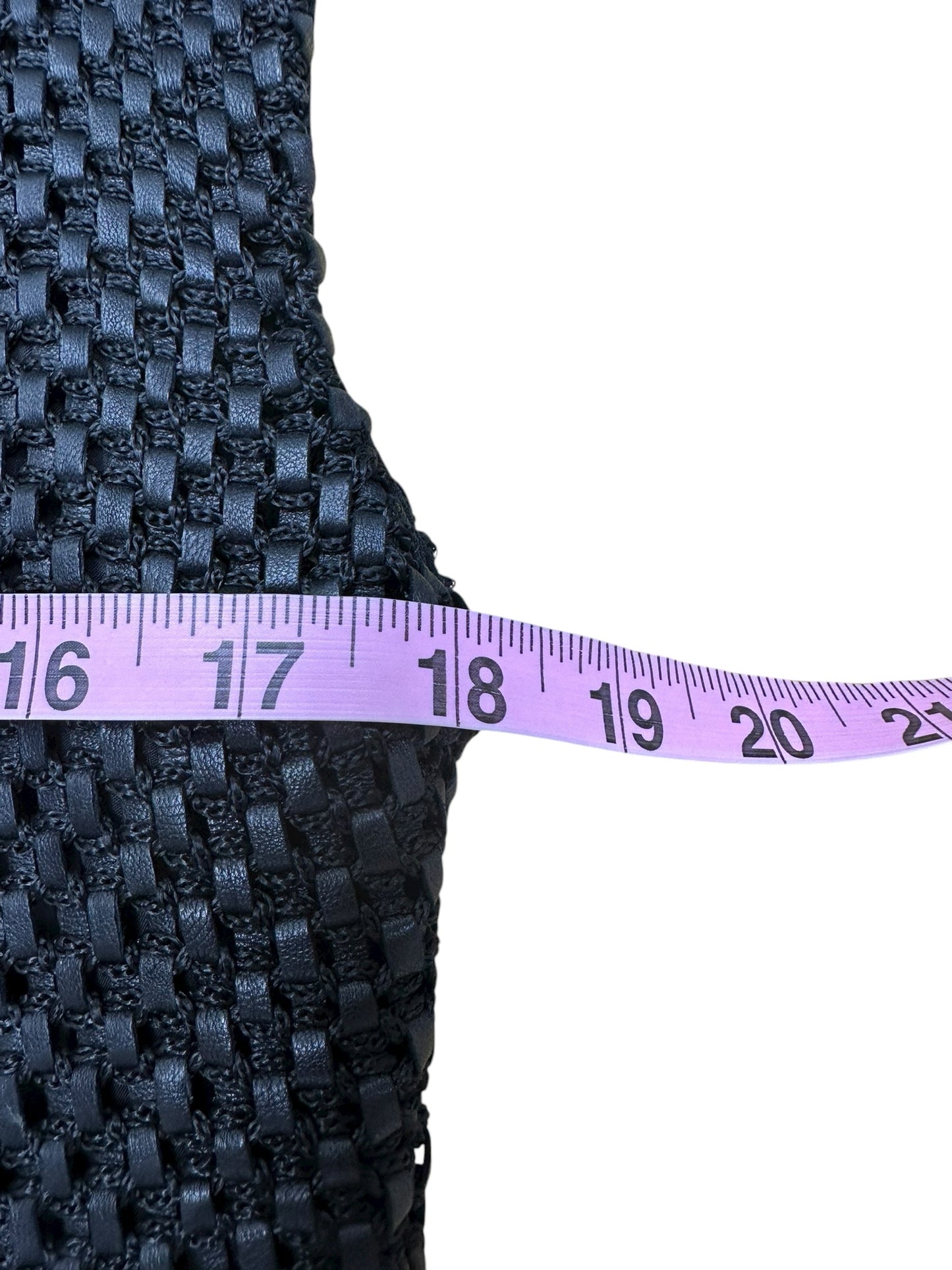 ESCADA Black Virgin Wool Leather Dress Size 42