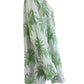 TAHARI Size Green Palm Linen Top 2X