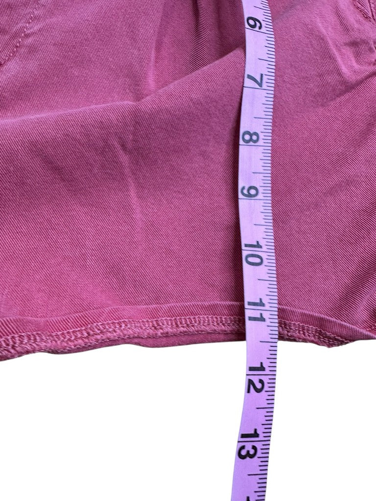 PAIGE Red High Waisted Shorts Size 26