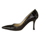 Manolo Blahnik Brown Crocodile Pumps Size 38.5