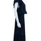 RAMY BROOK Navy Ruffle Maxi Dress Size L