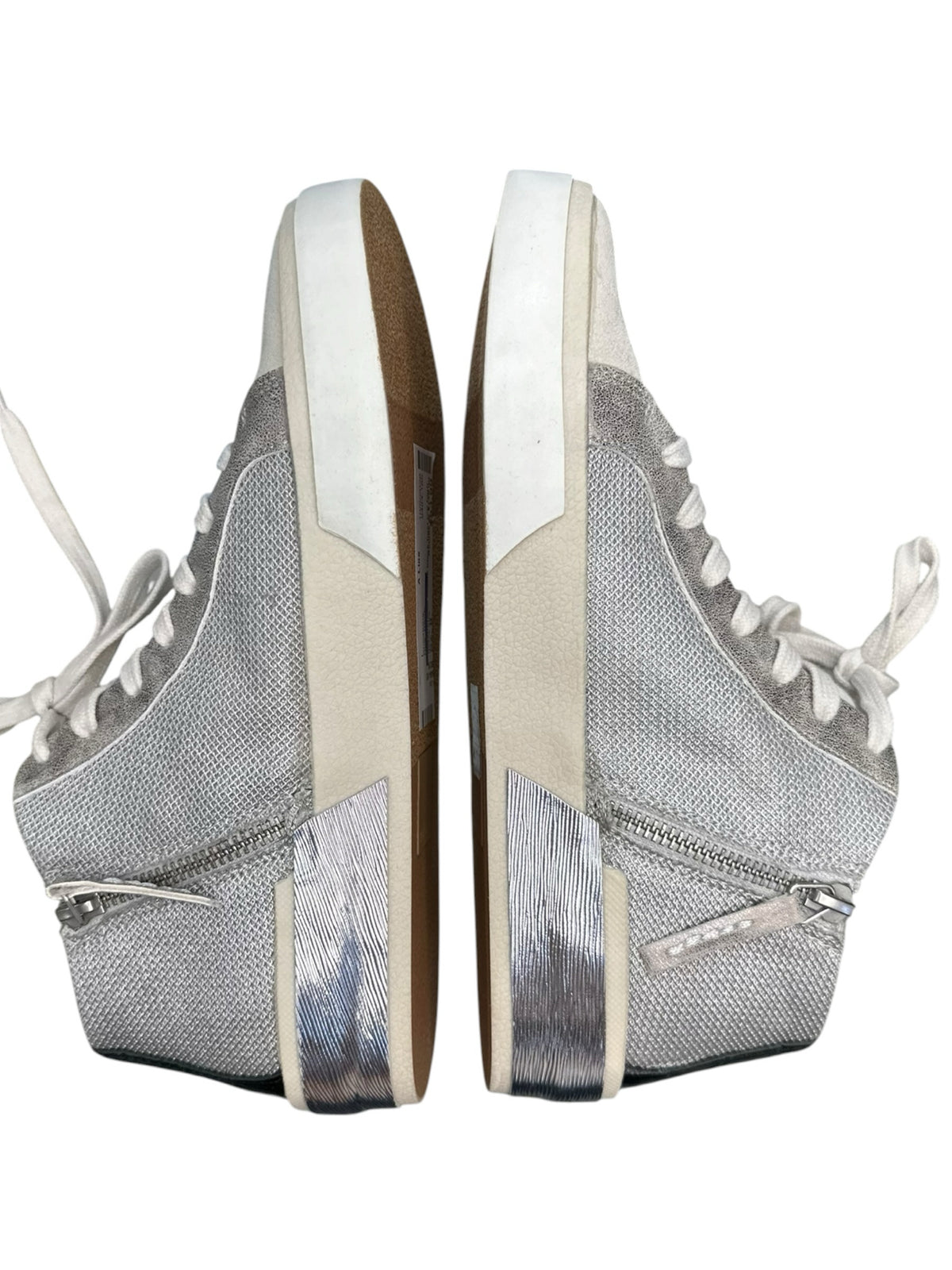 Dolce Vita Silver 'Zoel' Sneakers Size 8