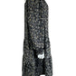 MAX STUDIO Black Floral Casual Dress Size XL