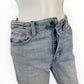 PISTOLA Blue Distressed Cassie Super High Rise Straight Leg Jeansa Size 26