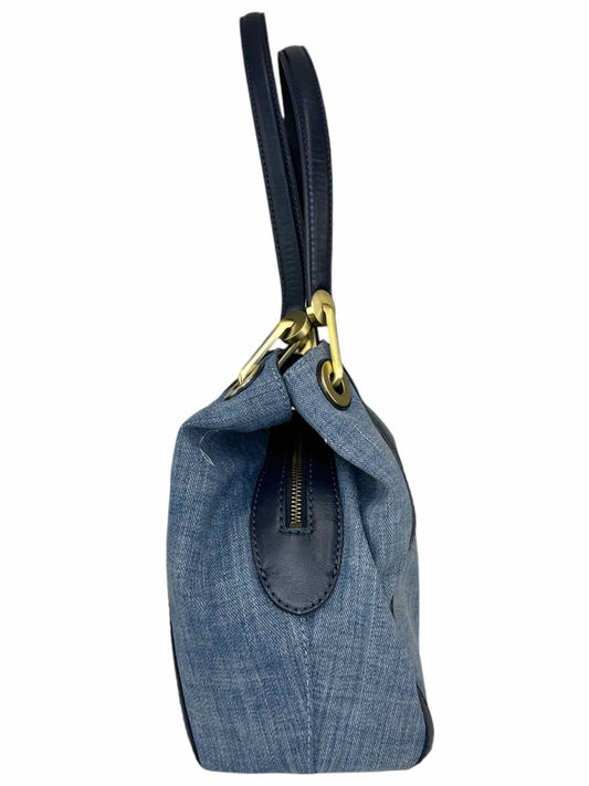 MICHAEL Michael Kors NWT RAVEN Denim Large Shoulder Tote Designer Handbag