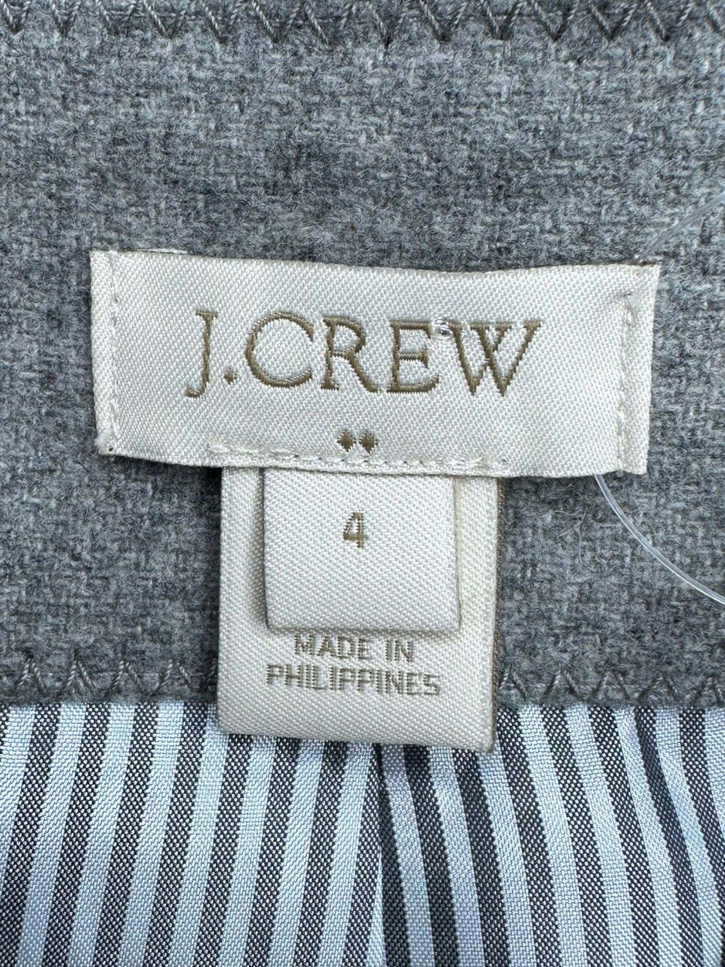 J. Crew Wool Blend Gray Blazer Size 4