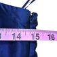 atsu Blue One Strap Maxi Formal Dress NWT Size S