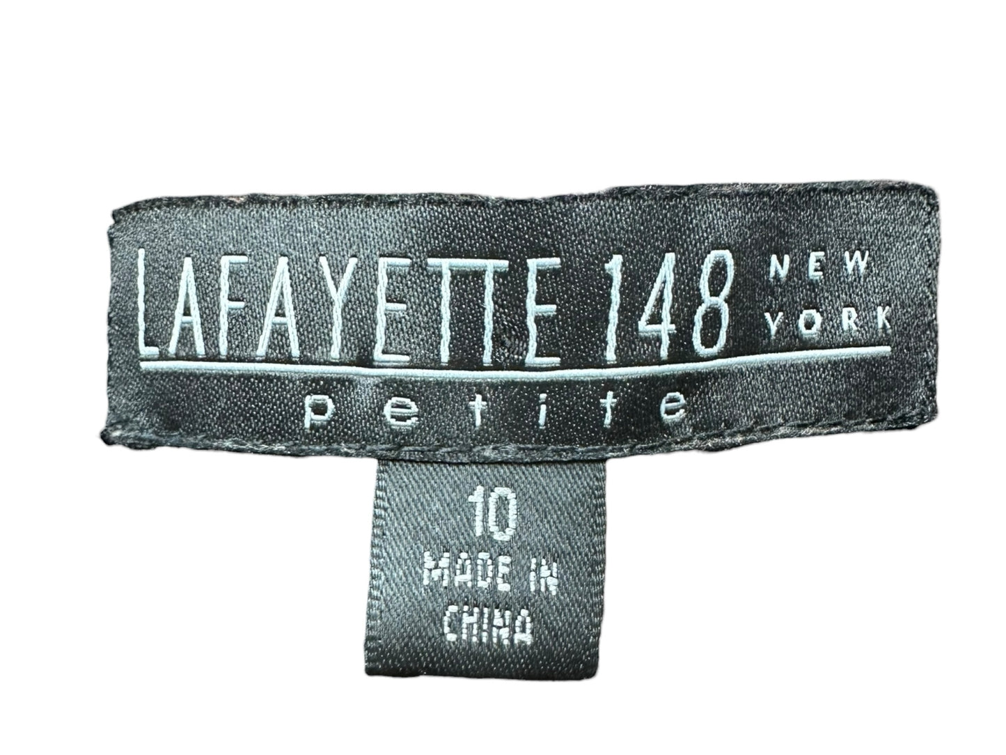 LAFAYETTE 148 NEW YORK Brown Vegan  Leather Blazer Size 10