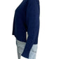 lululemon NWT Navy Texture Play Crew Sweater Size XS