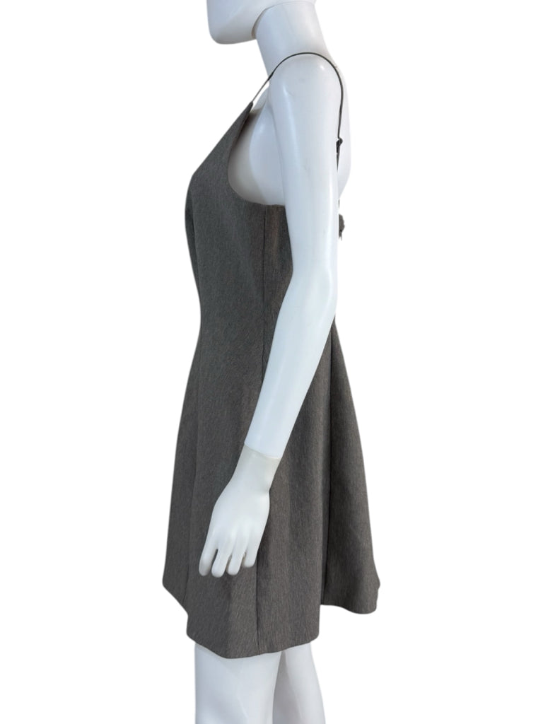 Mare Mare Gray Square-Neck Shift Dress Size M
