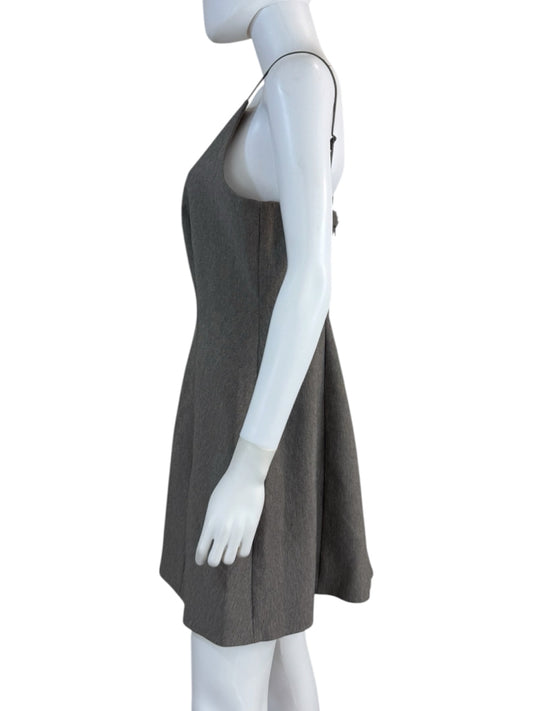 Mare Mare Gray Square-Neck Shift Dress Size M