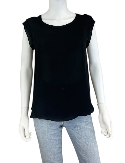 3.1 Phillip Lim Black 100% Silk Blouse Size 4