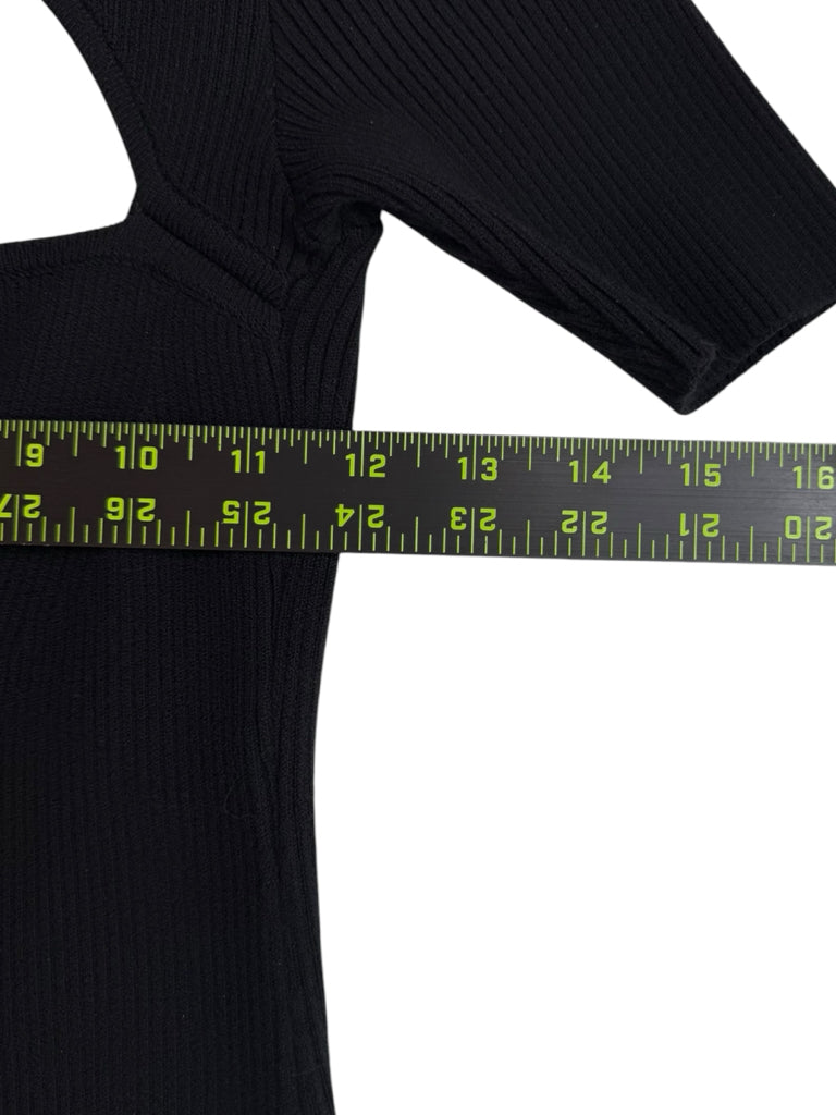 Paola Bernardi Black Bolero Style Sweater Dress Size S