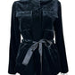 LOFT Black Velvet Jacket Size S