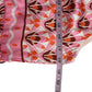 JADE Melody Tam NWT Pink Tribecca Fans Cinch Neck Maxi Dress Size S Dress