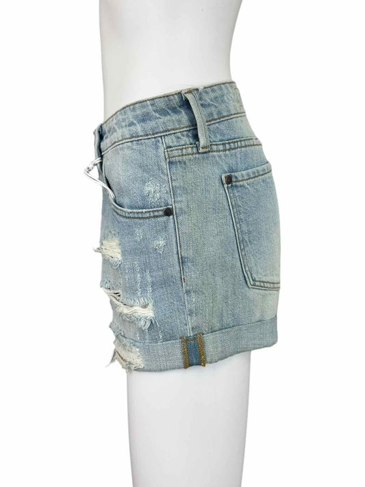 PISTOLA Distressed Denim Shorts Size S