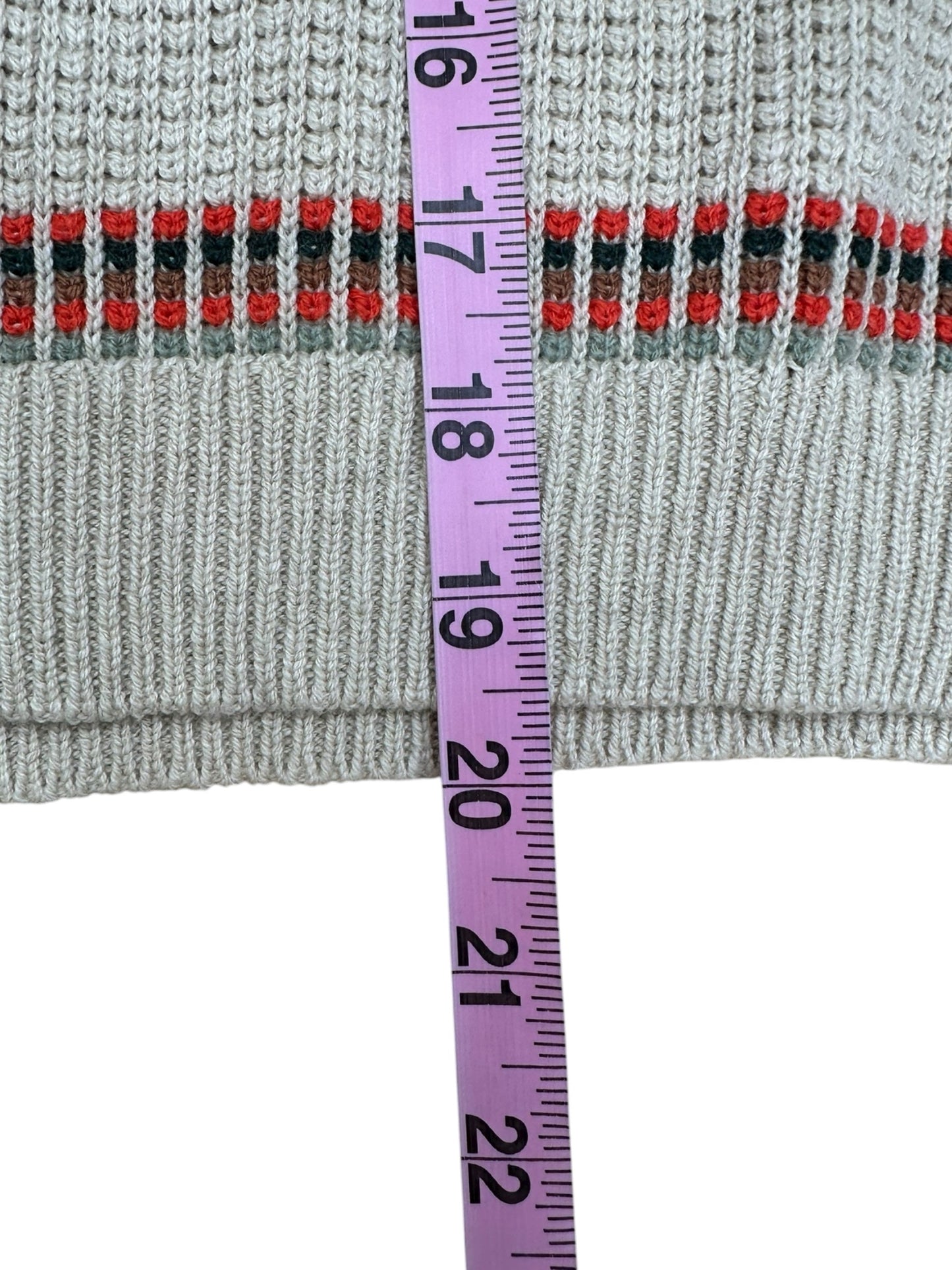 the great. Cream Ribbon Stripe Sweater Size 0