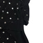 ZARA NWT Black Into the Night Cocktail Dress Size L