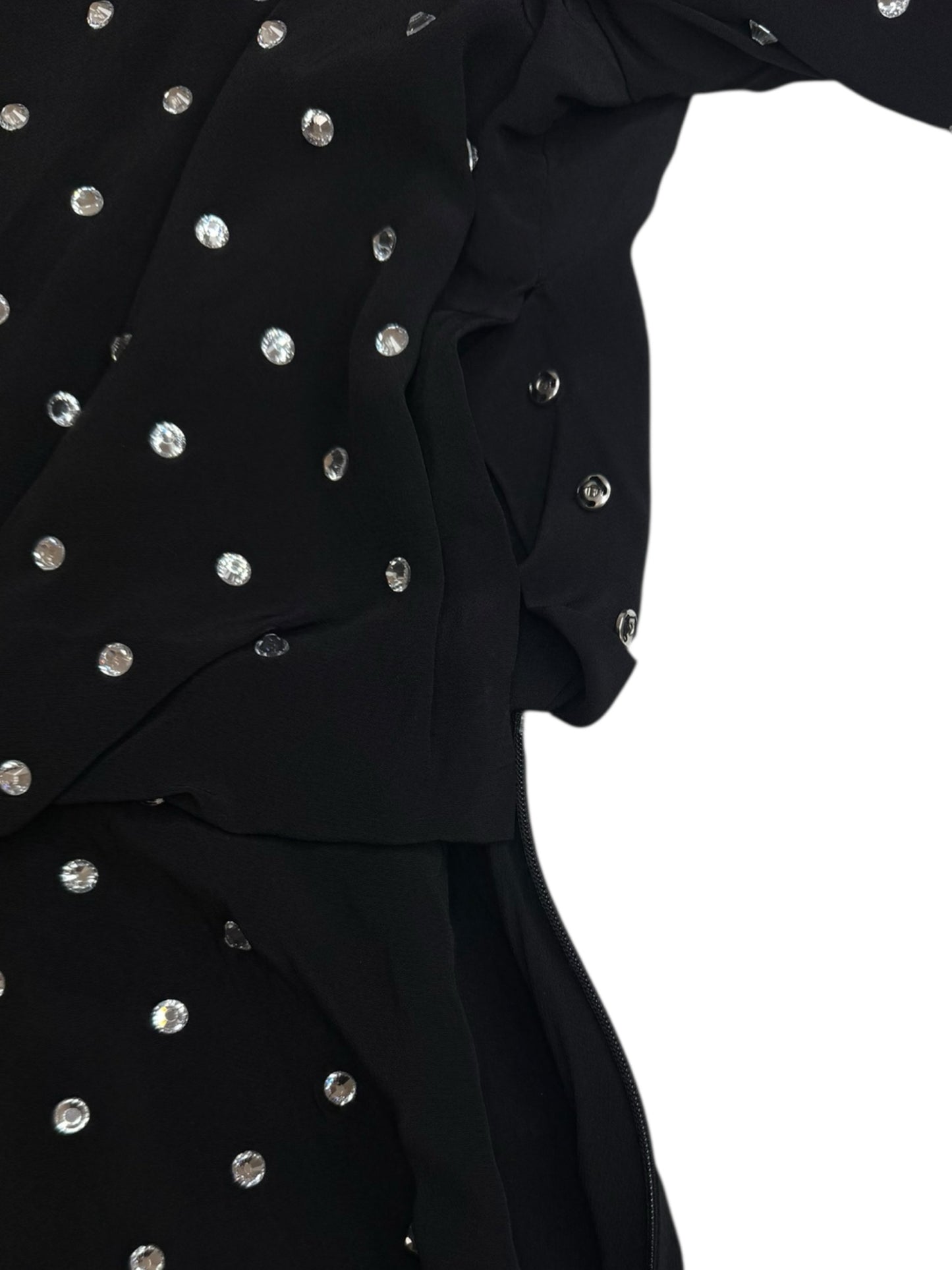 ZARA NWT Black Into the Night Cocktail Dress Size L