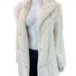Rachel Zoe Cream Faux Fur Coat Size M