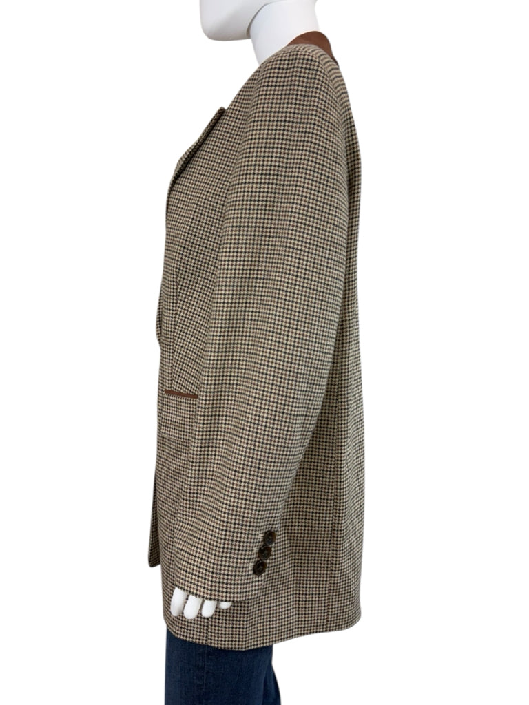 Talbots NWT Autumn Check Relaxed 90's Blazer Size 12