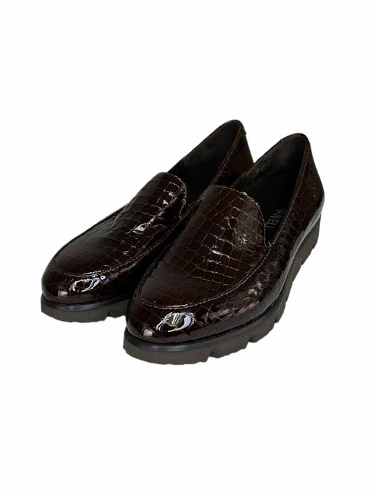 VANELI Brown Patent Leather Loafers Size 8.5