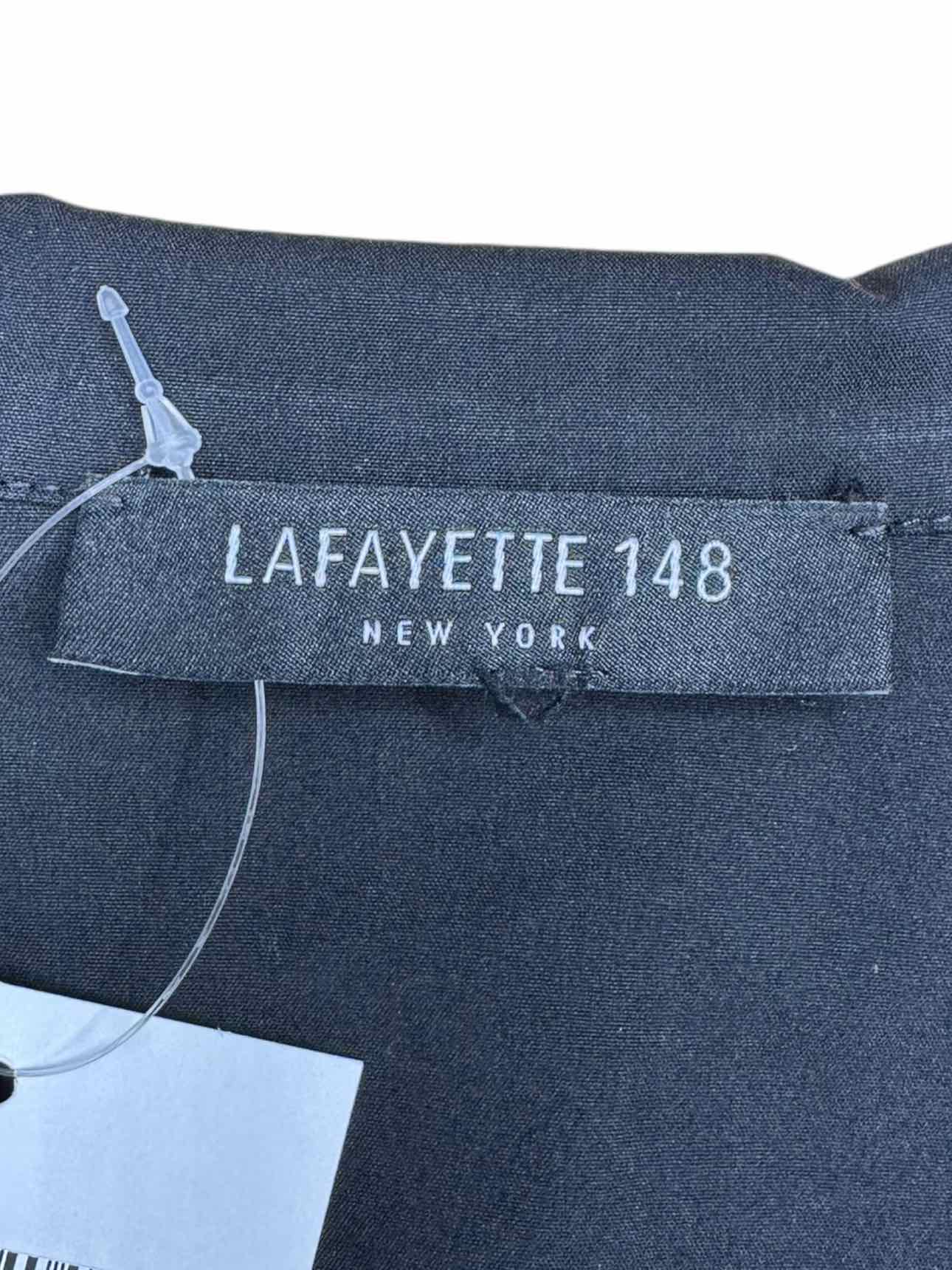 LAFAYETTE 148 NEW YORK Black Blouse Size XL