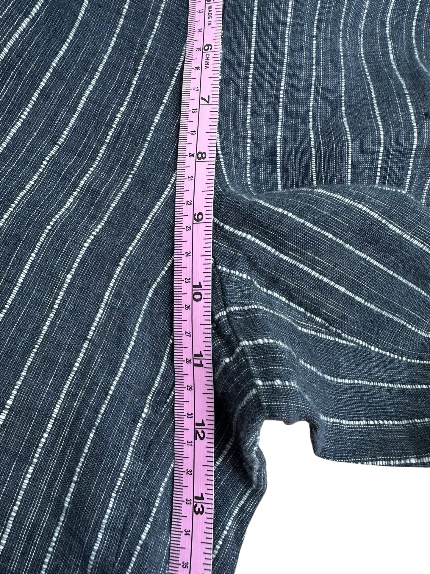 EILEEN FISHER Charcoal Gray Linen Pants Size PS