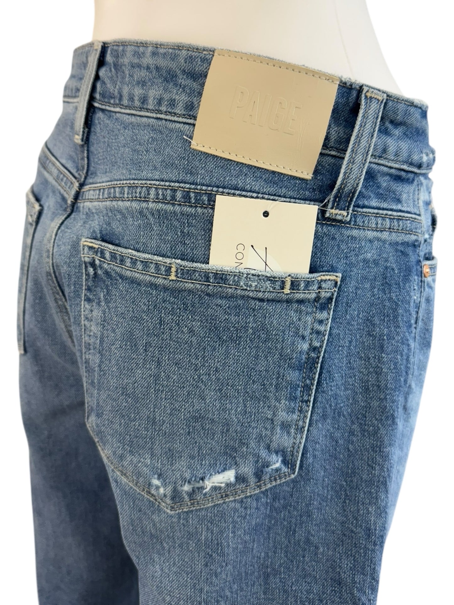 PAIGE Blue Leenah Ankle Denim Jeans Size 28