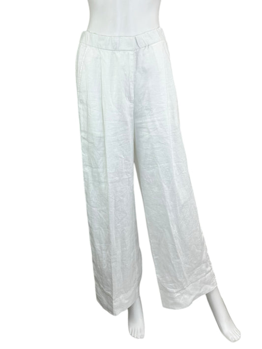 EILEEN FISHER White Linen Pants NWT Size XS