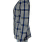 BANANA REPUBLIC Blue Plaid Long and Lean Blazer Size 4