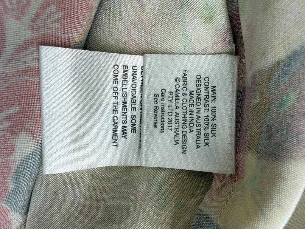 Camilla Vintage Vixen 100% Silk Kimono Jacket Size O/S
