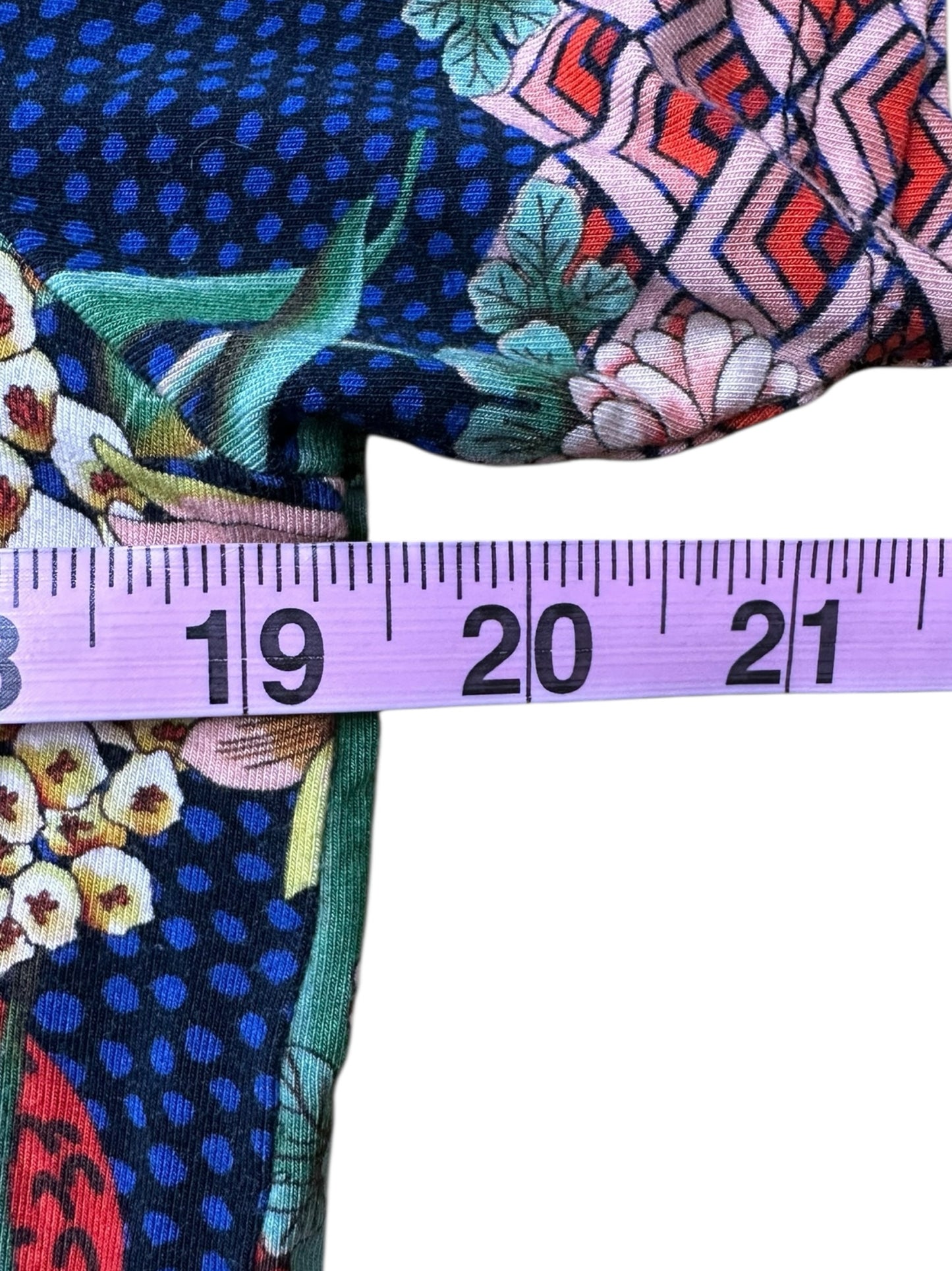 Johnny Was Floral Print Knit Top Size M