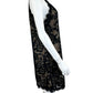 SKIES ARE BLUE NWT Black Lace Mini Dress Size M