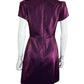 milly Purple Shiny Midi Dress Size S