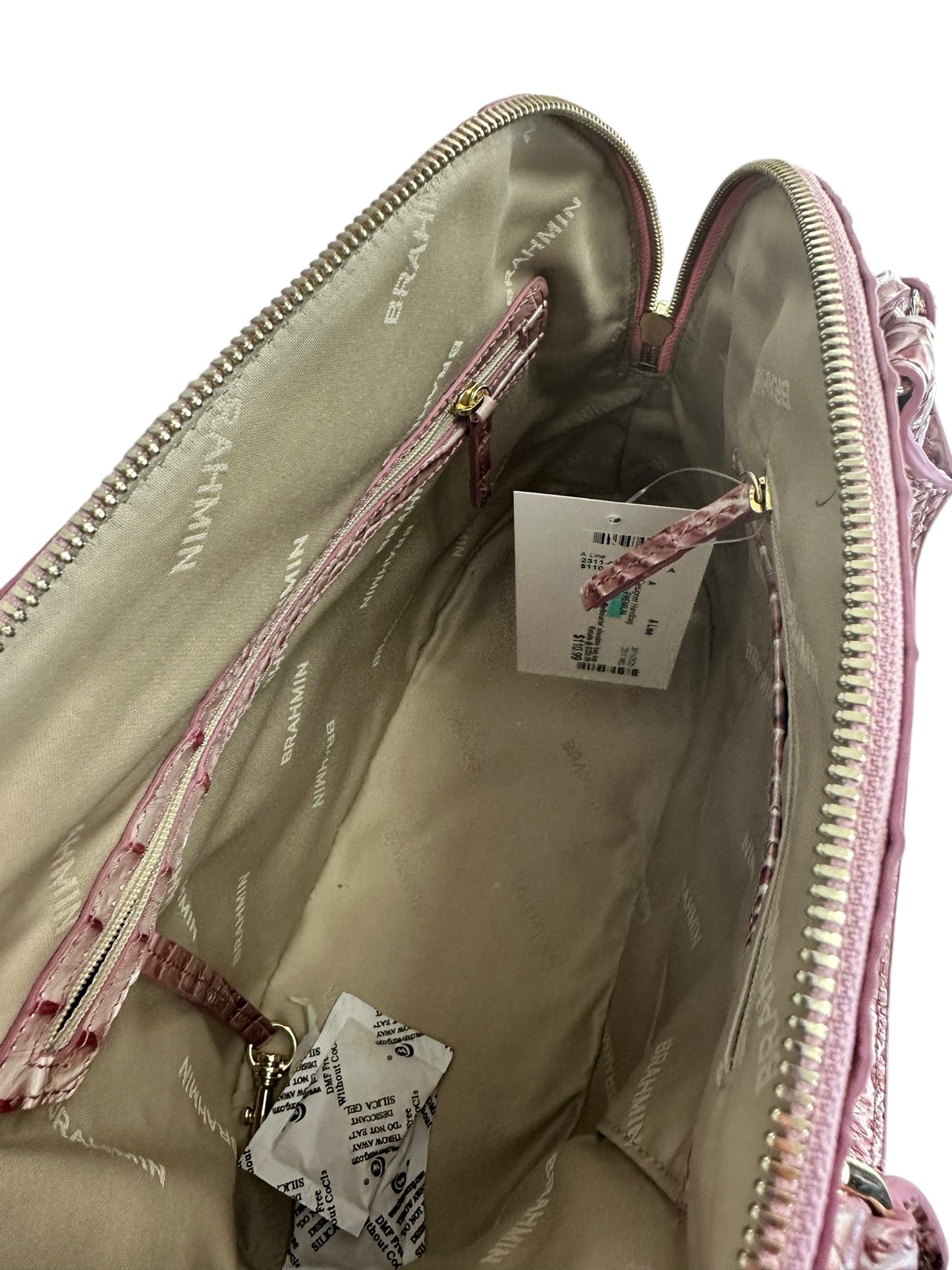 Brahmin 'Pink Icing Melbourne' Shoulder/Crossbody Designer Handbag