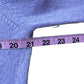 BRODIE Lavender 100% Cashmere Sweater Jacket Size L