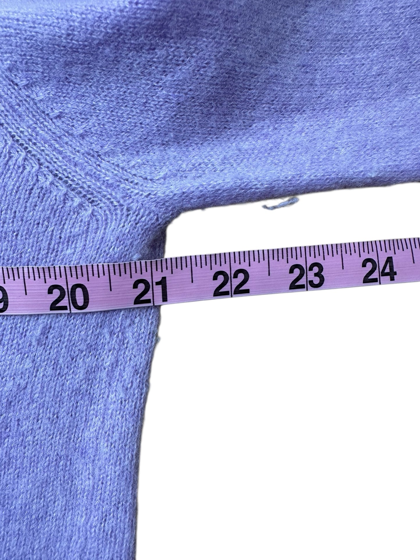 BRODIE Lavender 100% Cashmere Sweater Jacket Size L