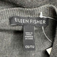 EILEEN FISHER Gray Knit Shawl Size O/S