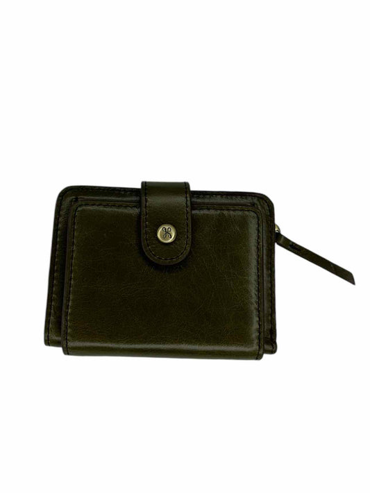 HOBO Green Leather Bifold Wallet