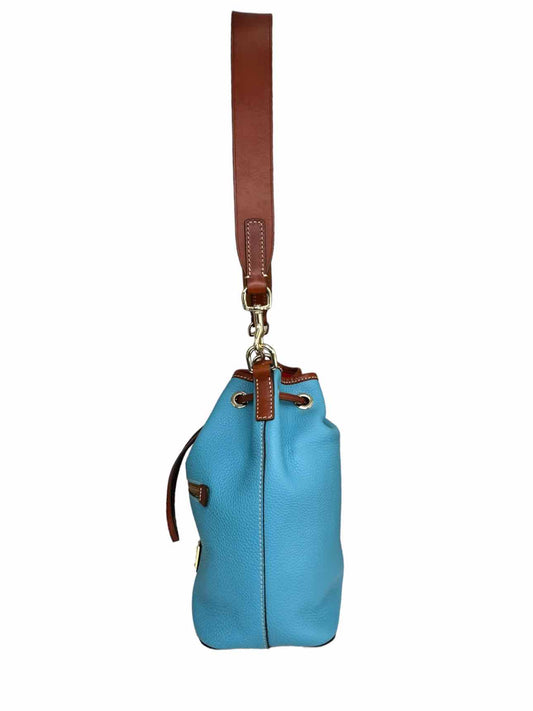 Dooney & Bourke Blue Leather Bucket Bag