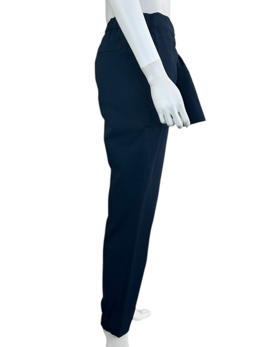 tibi Navy Tie Waist Pant Size 4
