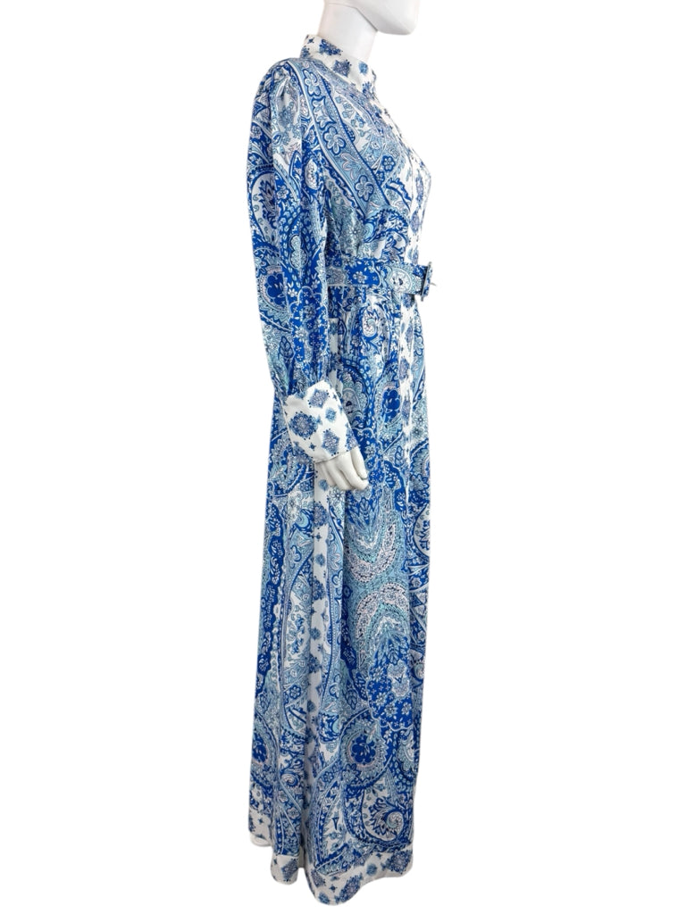 RAISHAMA Studio NWT Blue Maya Floral Shirt Dress Size 18