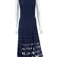 SIMKHAI Navy Zyla Maxi Sweater Dress Size S