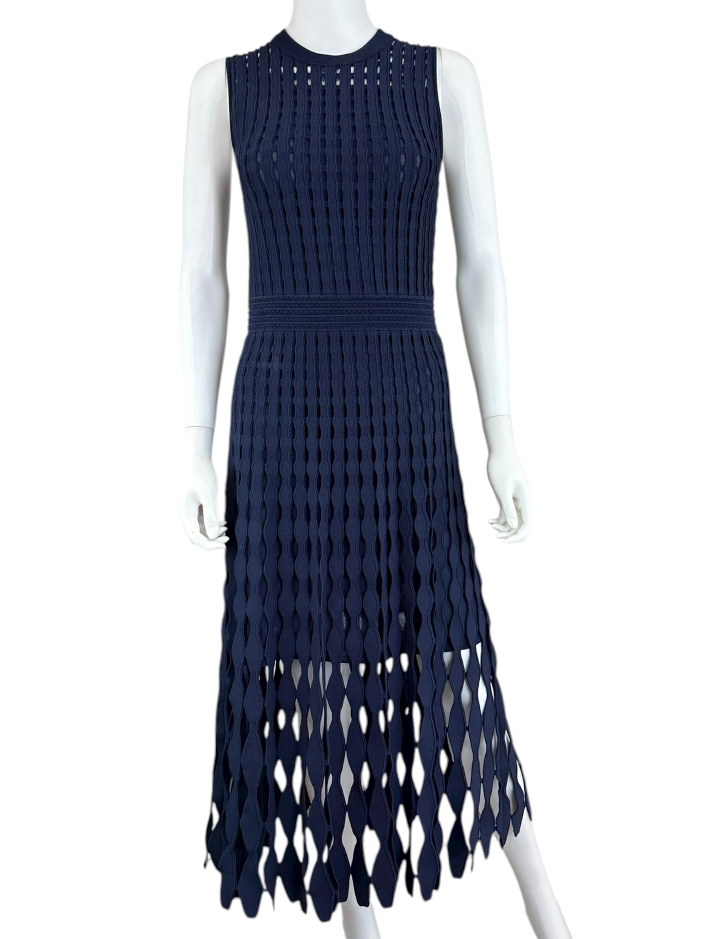 SIMKHAI Navy Zyla Maxi Sweater Dress Size S