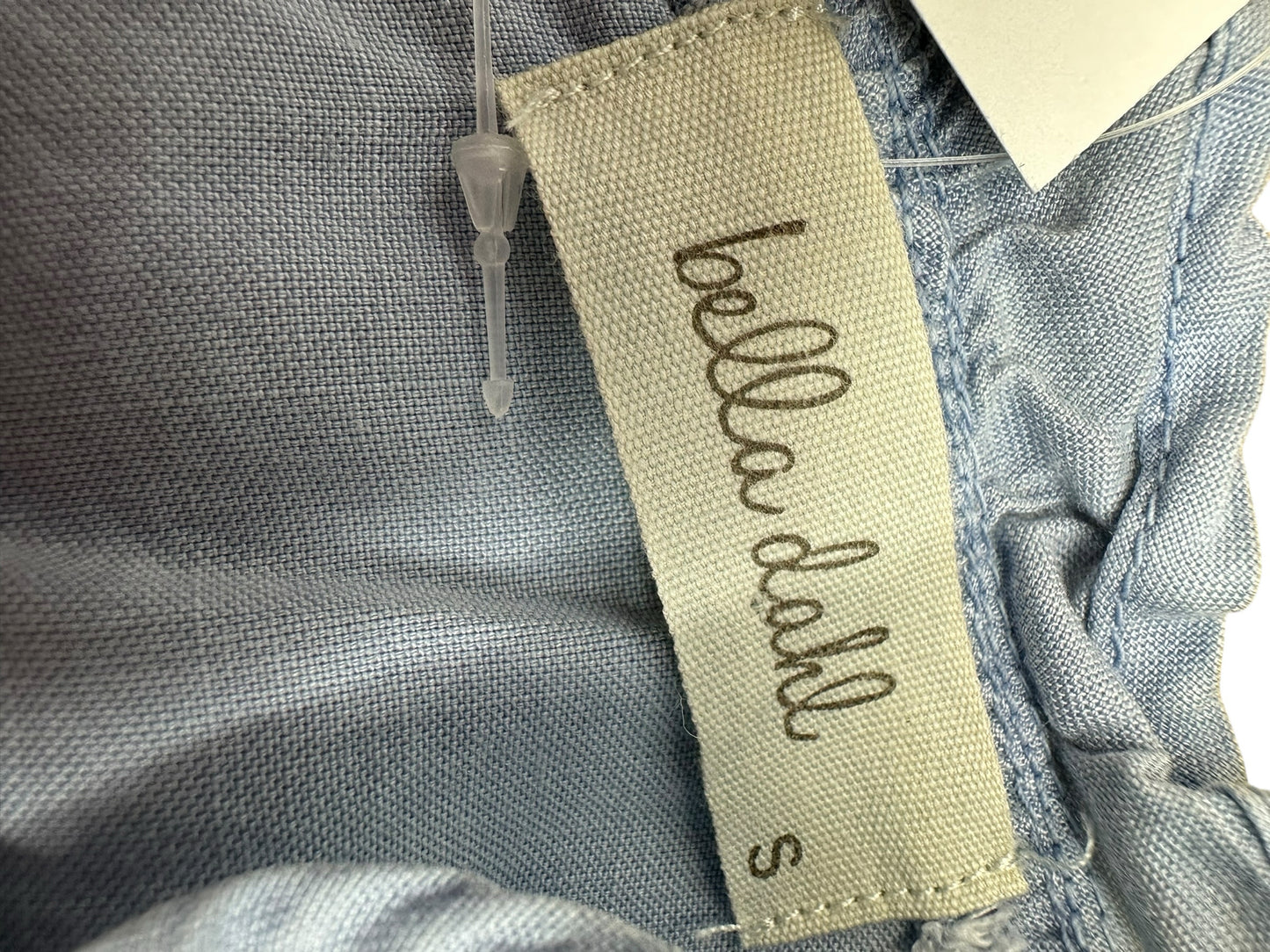 bella dahl Blue Chambray Casual Mini Dress Size S