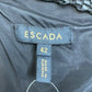 ESCADA Black Virgin Wool Leather Dress Size 42