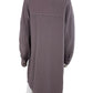 pilcro Lilac Ribbed Shirt Dress Size M